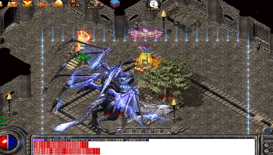 新玛法大陆传奇十分欢快摆摊黄色药粉(中量)。